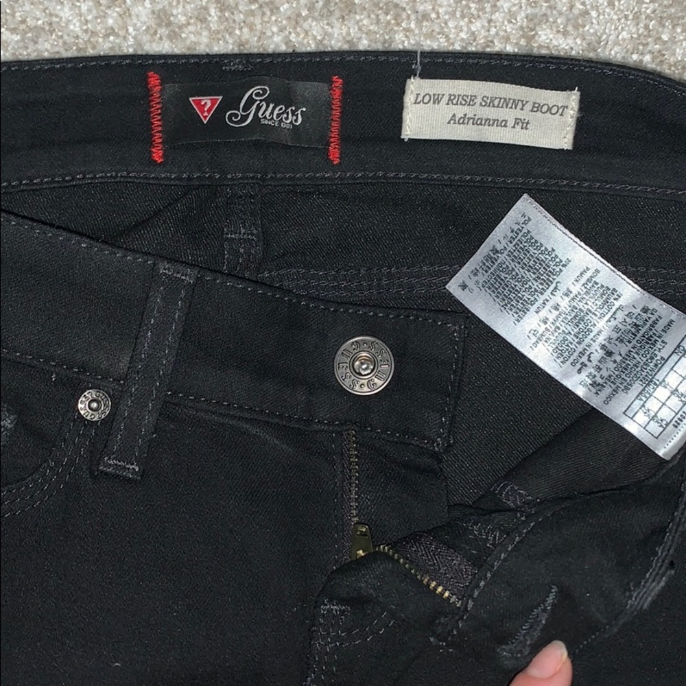 Black Bootcut Jeans By Guess